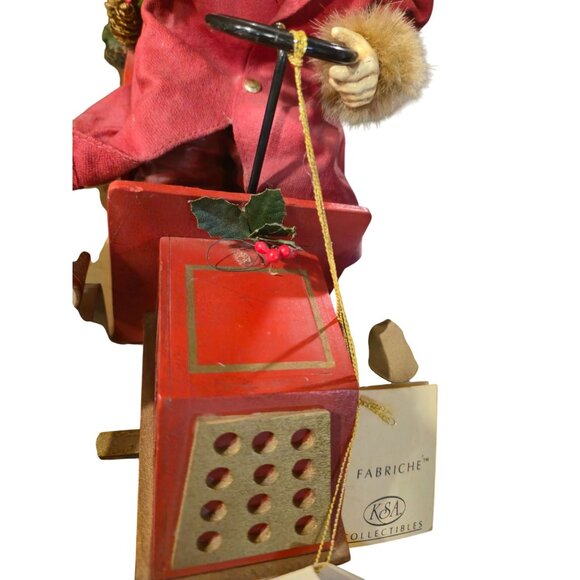 Smithsonian Institution Kurt Adler Santa Fabriche Holiday Drive Antique car READ - Picture 5 of 16